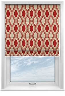 Kasian, Red - Roman Blind
